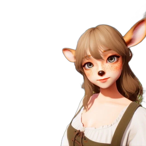staff, animal, face, mask, fantasy art, 3d render, photorealistic, anime transparent PNG cut-out