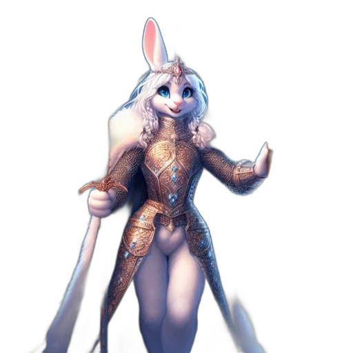 staff, animal, dress, creature, concept art, fantasy art, 3d render, pixel art transparent PNG cut-out