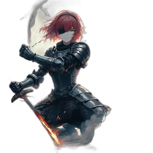 sword, weapon, staff, jacket, concept art, fantasy art, cyberpunk, anime transparent PNG cut-out