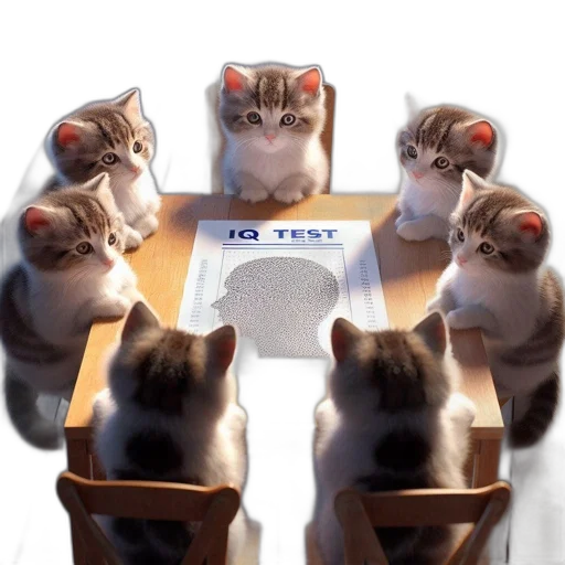staff, furniture, robot, concept art, photorealistic, 3d render, fire, kittens transparent PNG cut-out