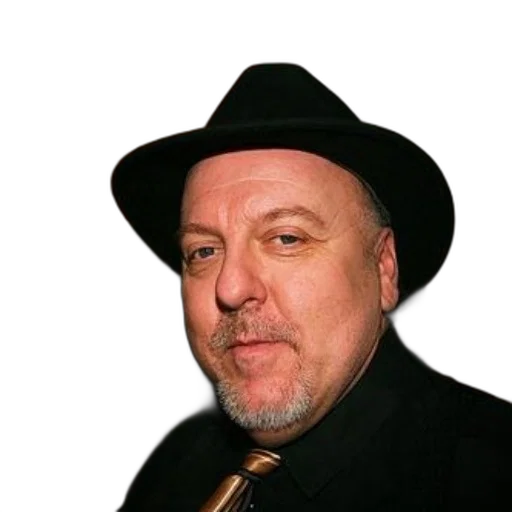hat, staff, jacket, face, photorealistic, man, wearing, black transparent PNG cut-out