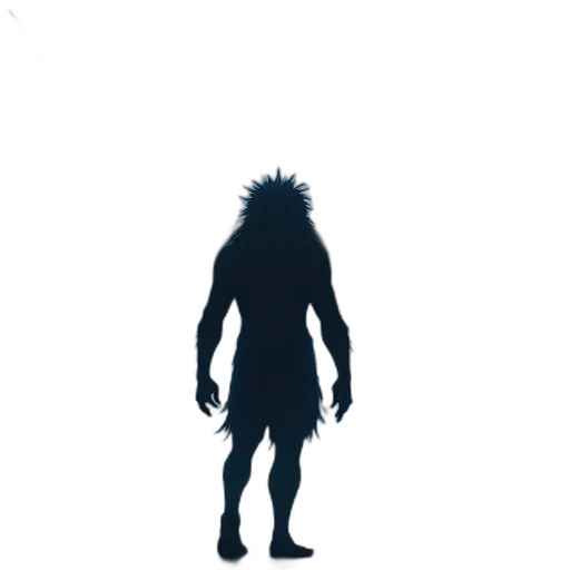 creature, animal, hair, staff, concept art, 3d render, pixel art, fantasy art transparent PNG cut-out