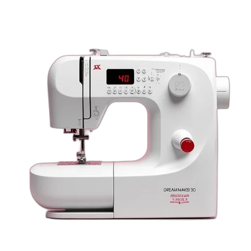 weapon, white, sewing, machine, digital, display, showing, buttons transparent PNG cut-out