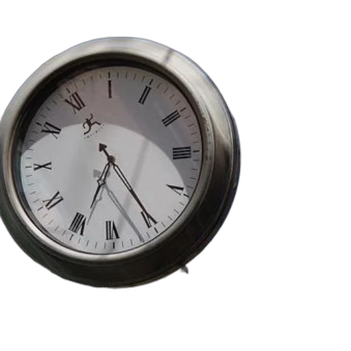 3d render, photorealistic, round, clock, roman, numerals, american, flag transparent PNG cut-out