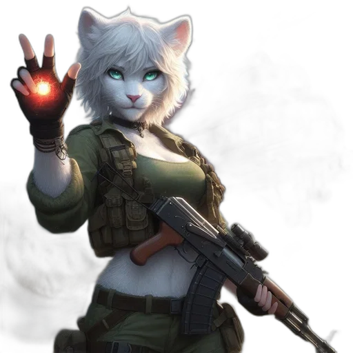 weapon, staff, animal, concept art, fantasy art, pixel art, cyberpunk, fire transparent PNG cut-out