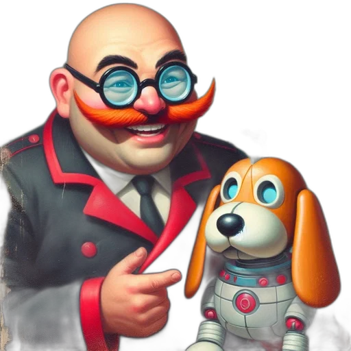 staff, animal, concept art, cartoon, 3d render, photorealistic, portly, gentleman transparent PNG cut-out