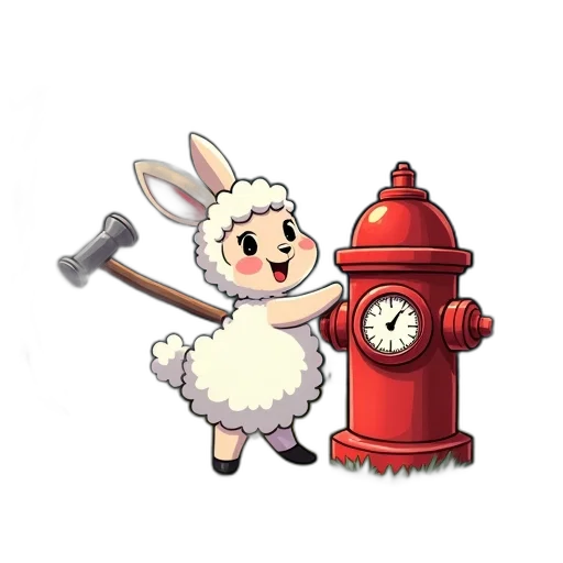 staff, animal, pixel art, concept art, 3d render, fantasy art, cartoon, image transparent PNG cut-out
