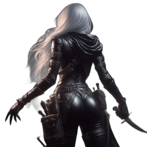 sword, weapon, concept art, fantasy art, comic book art, cyberpunk, dark, monochrome transparent PNG cut-out