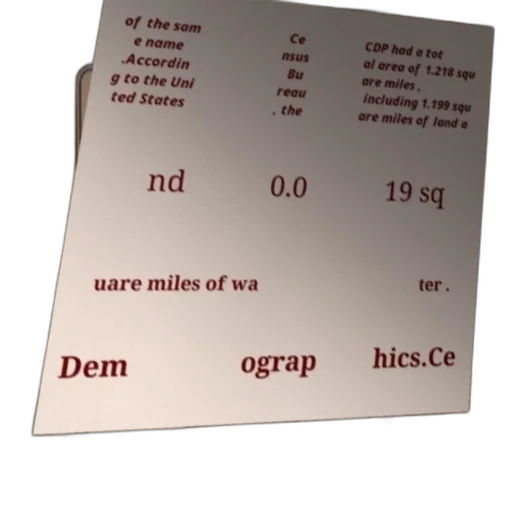 text-based, image, discussing, area, cdp, including, land, water transparent PNG cut-out
