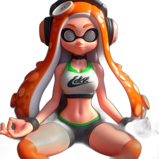 dress, weapon, mask, jacket, concept art, 3d render, pixel art, cartoon transparent PNG cut-out