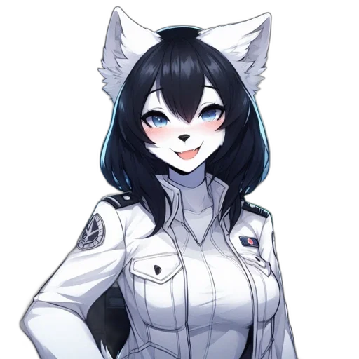 staff, robot, jacket, mask, pixel art, anime, concept art, fantasy art transparent PNG cut-out