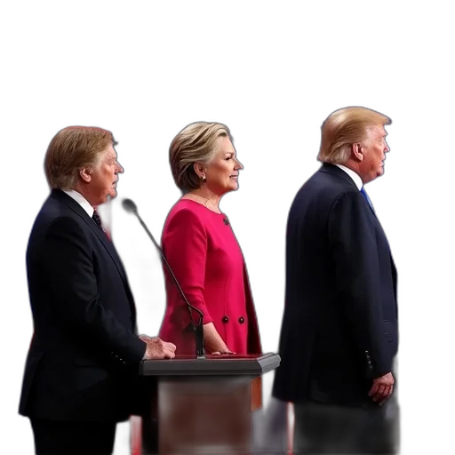 fire, outer space, hillary, donald transparent PNG cut-out