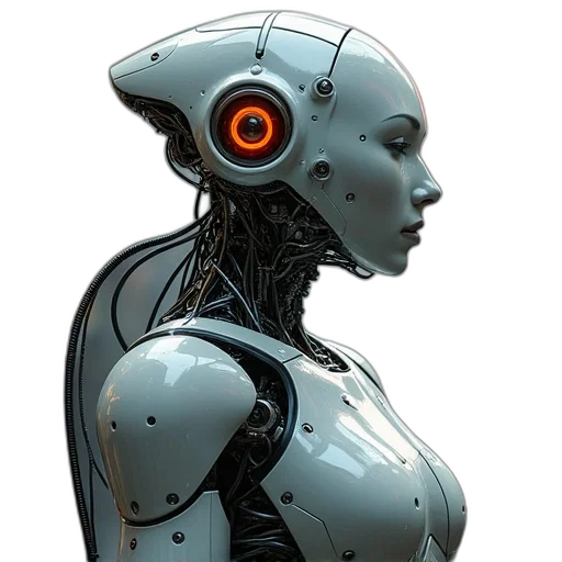 robot, cyberpunk, concept art, comic book art, 3d render, poster, robosapien, reborn transparent PNG cut-out