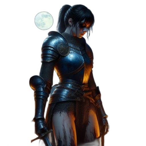 staff, sword, concept art, fantasy art, comic book art, pixel art, blue, dark transparent PNG cut-out