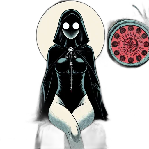 comic book art, concept art, cartoon, fantasy art, dark, dimly, lit, lab transparent PNG cut-out