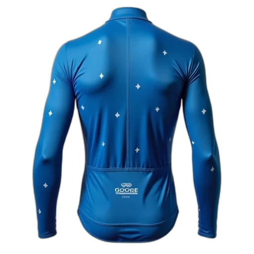 jacket, blue, cycling, jersey, white, collar, zipper, front transparent PNG cut-out