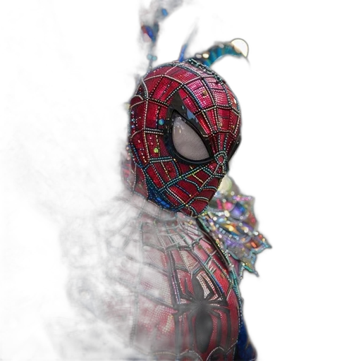 mask, robot, animal, weapon, 3d render, comic book art, concept art, fantasy art transparent PNG cut-out