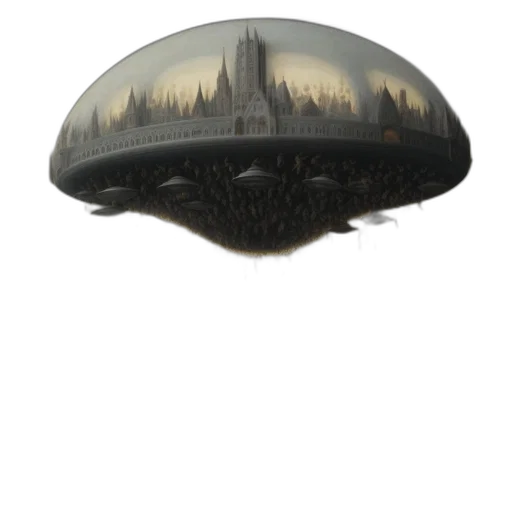hat, crown, hair, umbrella, 3d render, concept art, photorealistic, fantasy art transparent PNG cut-out