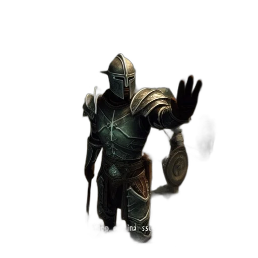 robot, mask, creature, weapon, concept art, fantasy art, 3d render, pixel art transparent PNG cut-out