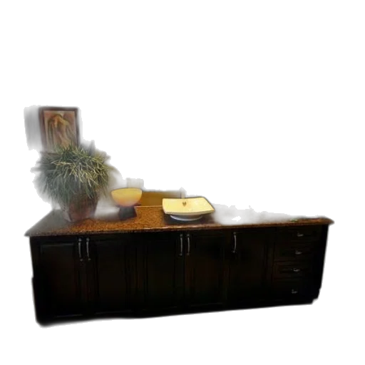 furniture, staff, crown, 3d render transparent PNG cut-out