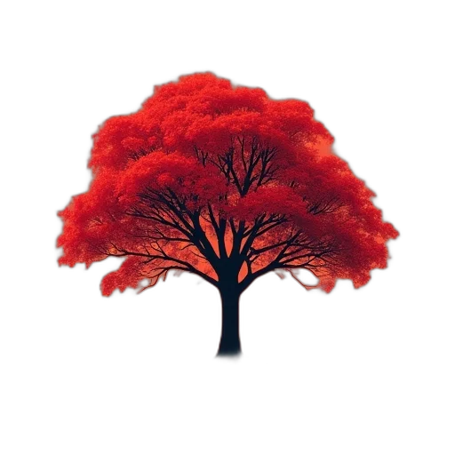 tree, crown, hat, umbrella, photorealistic, 3d render, concept art, watercolor transparent PNG cut-out
