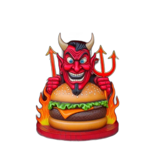 food, dragon, creature, animal, 3d render, photorealistic, concept art, devil transparent PNG cut-out