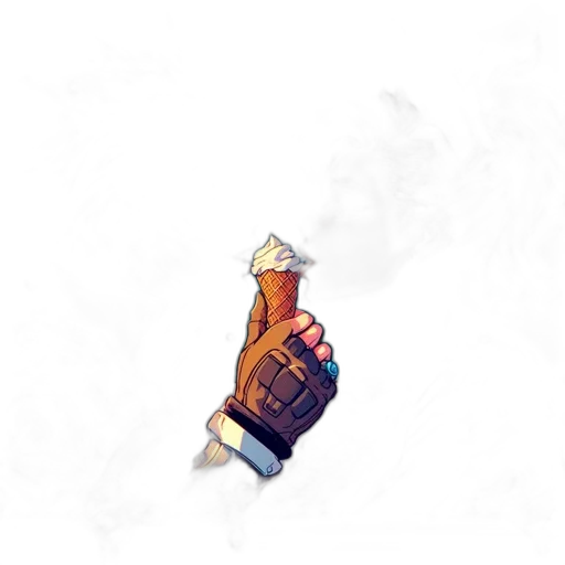 bottle, weapon, staff, jacket, concept art, pixel art, 3d render, fantasy art transparent PNG cut-out