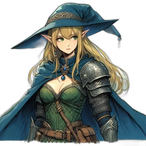 hat, sword, dragon, weapon, fantasy art, concept art, pixel art, anime transparent PNG cut-out