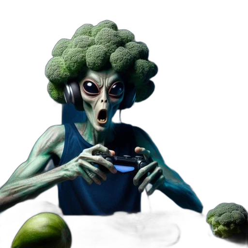 food, creature, face, mask, concept art, pixel art, 3d render, fantasy art transparent PNG cut-out