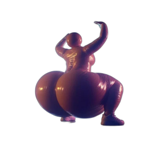animal, creature, robot, furniture, 3d render, concept art, photorealistic, vaporwave transparent PNG cut-out