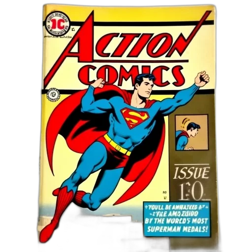 comic book art, first, image, depicts, cover, old, comic, book transparent PNG cut-out
