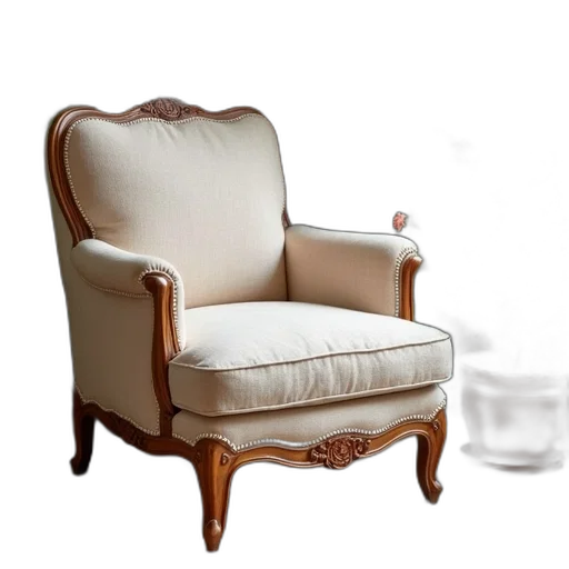 furniture, crown, 3d render, photorealistic transparent PNG cut-out