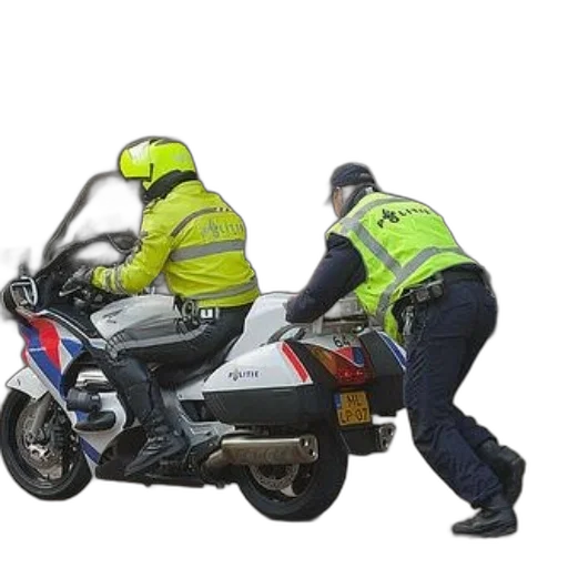 jacket, staff, concept art, two, police, officers, neon, yellow transparent PNG cut-out
