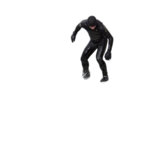 creature, jacket, mask, shoes, 3d render, concept art, outer space, surfer transparent PNG cut-out