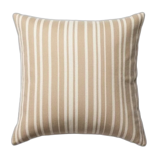 furniture, 3d render, earth tones, stripes, print, square, pillow, cover transparent PNG cut-out