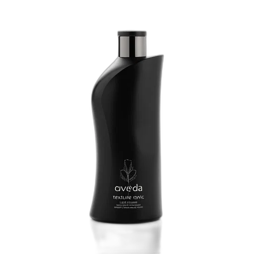 bottle, black, silver, cap, displayed, against, white, background transparent PNG cut-out