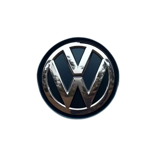 car, weapon, jewelry, staff, 3d render, close-up, volkswagen, logo transparent PNG cut-out