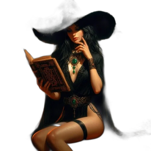 hat, dress, fantasy art, concept art, pixel art, photorealistic, dimly, lit transparent PNG cut-out