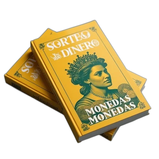 stack, two, identical, books, yellow, cover, titled, sorteo transparent PNG cut-out
