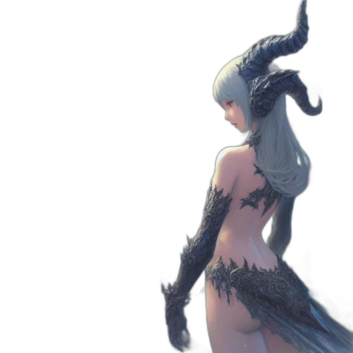 dress, sword, weapon, dragon, concept art, fantasy art, pixel art, anime transparent PNG cut-out