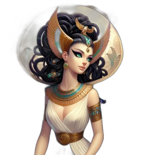 jewelry, staff, crown, mask, fantasy art, concept art, pixel art, comic book art transparent PNG cut-out