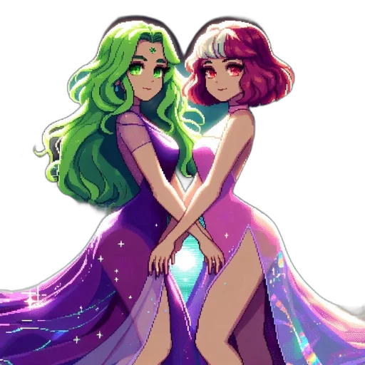 dress, pixel art, fantasy art, concept art transparent PNG cut-out
