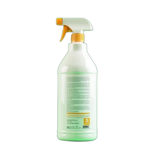 bottle, white, green, cap, placed, against, background, has transparent PNG cut-out