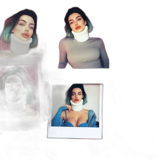 face, jacket, vaporwave, photorealistic, concept art, watercolor, neon lights, pastel transparent PNG cut-out