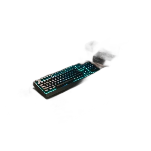 weapon, robot, 3d render, vaporwave, cyberpunk, cluttered, desk, displays transparent PNG cut-out