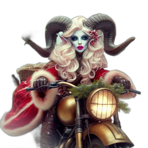 fantasy art, concept art, comic book art, 3d render, fantastical, figure, pink, hair transparent PNG cut-out