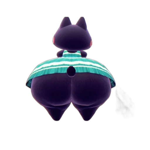 hat, creature, animal, dress, 3d render, concept art, vaporwave, pixel art transparent PNG cut-out