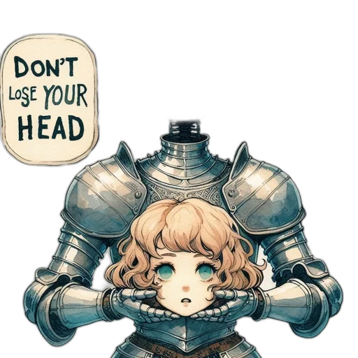crown, hat, face, weapon, concept art, fantasy art, pixel art, comic book art transparent PNG cut-out