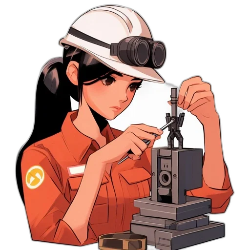 staff, robot, jewelry, weapon, cartoon, concept art, comic book art, pixel art transparent PNG cut-out