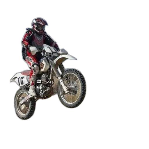 3d render, photorealistic, dirt, bike, rider, action, wearing, red transparent PNG cut-out